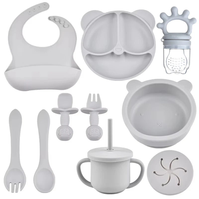 BPA-Free Silicone Baby Feeding Set