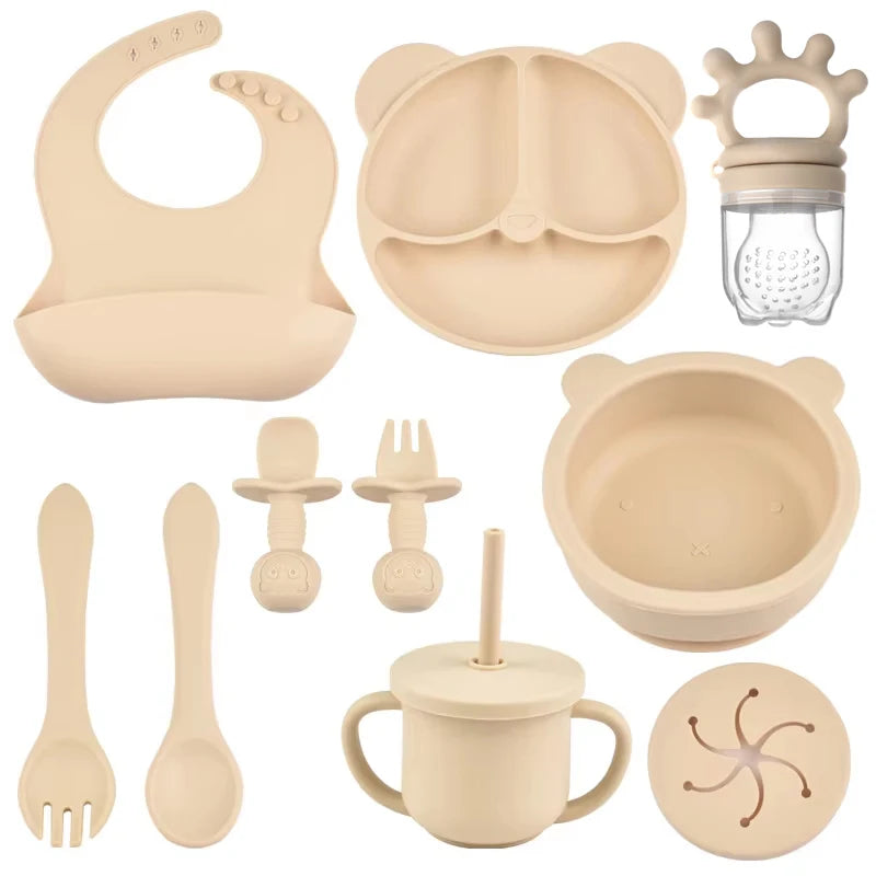 BPA-Free Silicone Baby Feeding Set