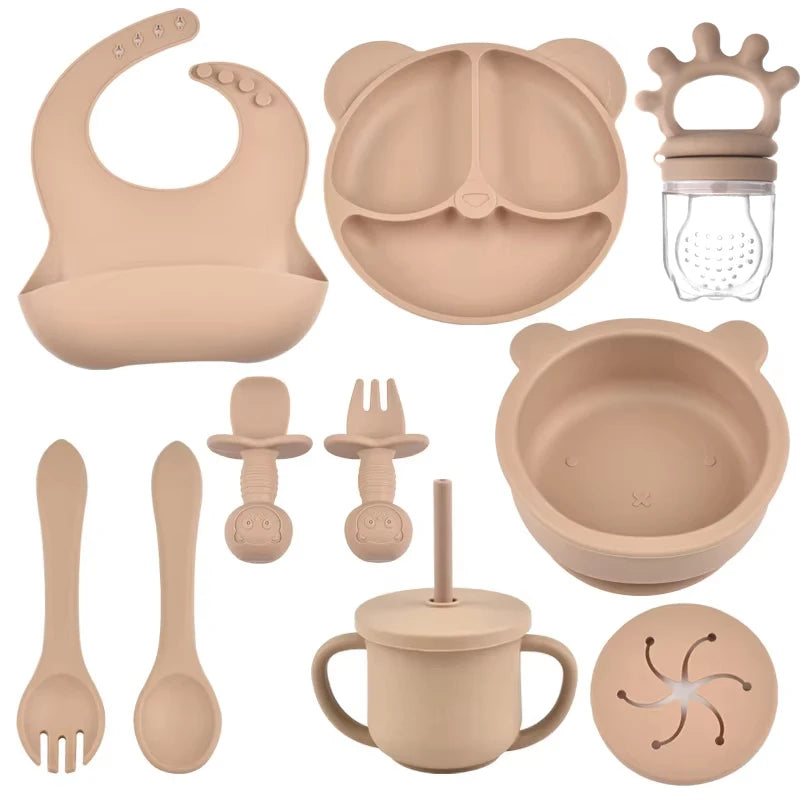 BPA-Free Silicone Baby Feeding Set