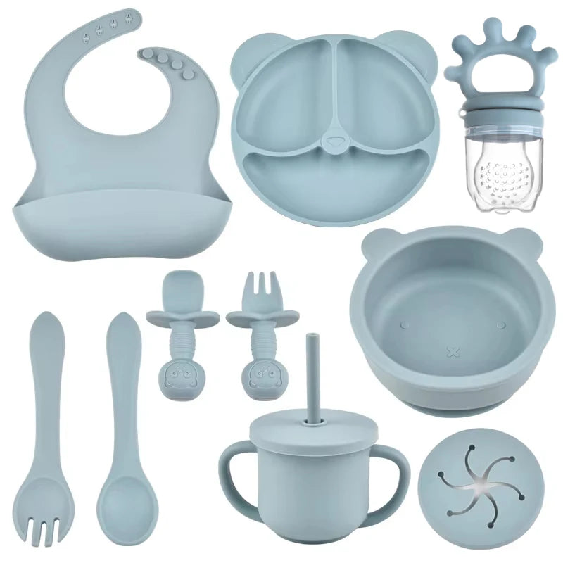 BPA-Free Silicone Baby Feeding Set