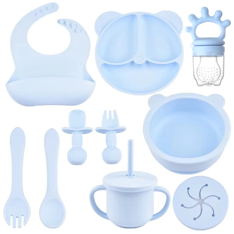 BPA-Free Silicone Baby Feeding Set