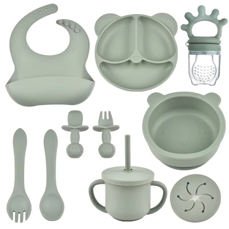 BPA-Free Silicone Baby Feeding Set